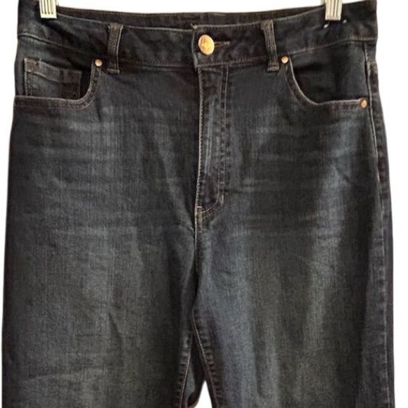 D. Jeans Women's Size 6 Blue Rolled-Up Cuff Denim Jeans Medium Wash - Picture 2 of 9